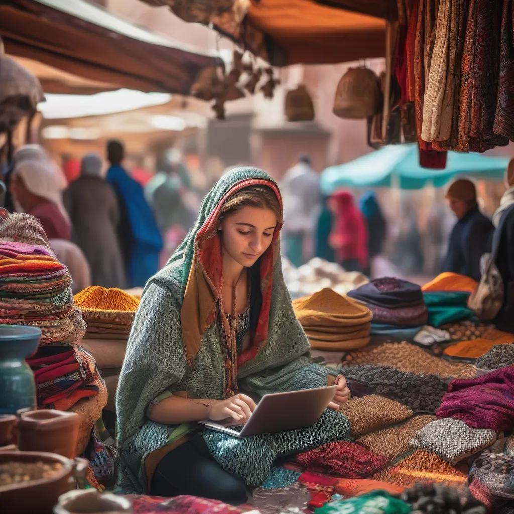 Travel Blogger in Marrakech