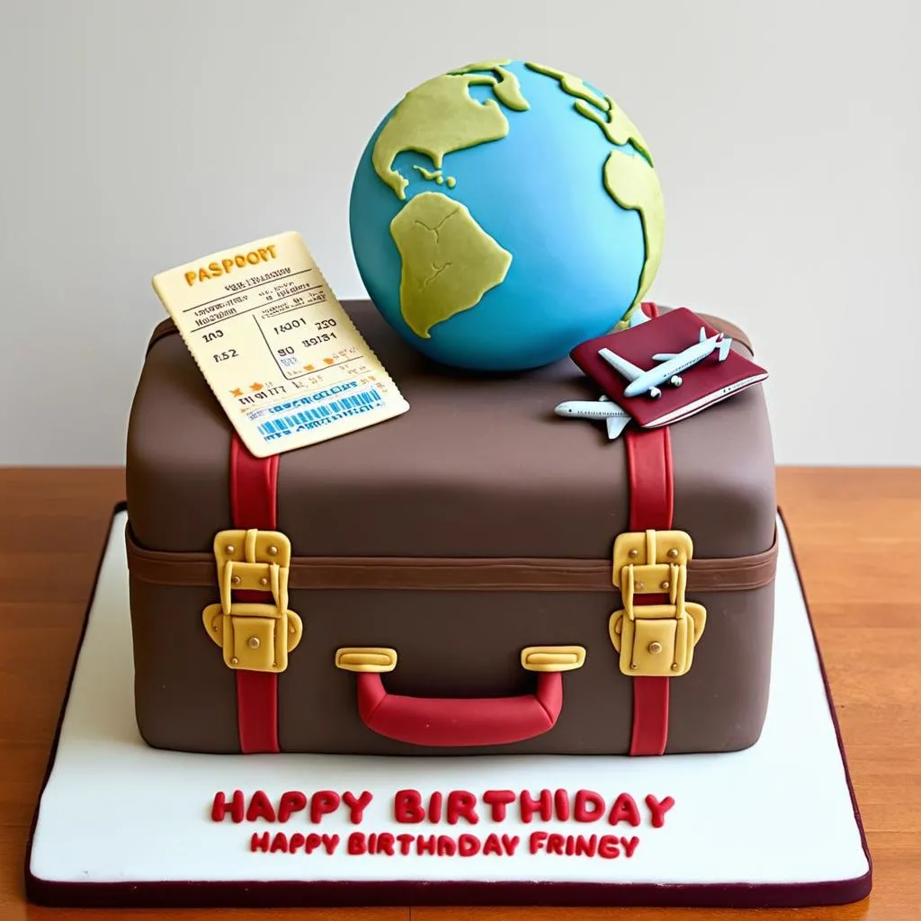 A Traveler’s Themed Birthday Cake: The Most Delicious Way to Celebrate Wanderlust