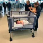 Travel Crib at Airport