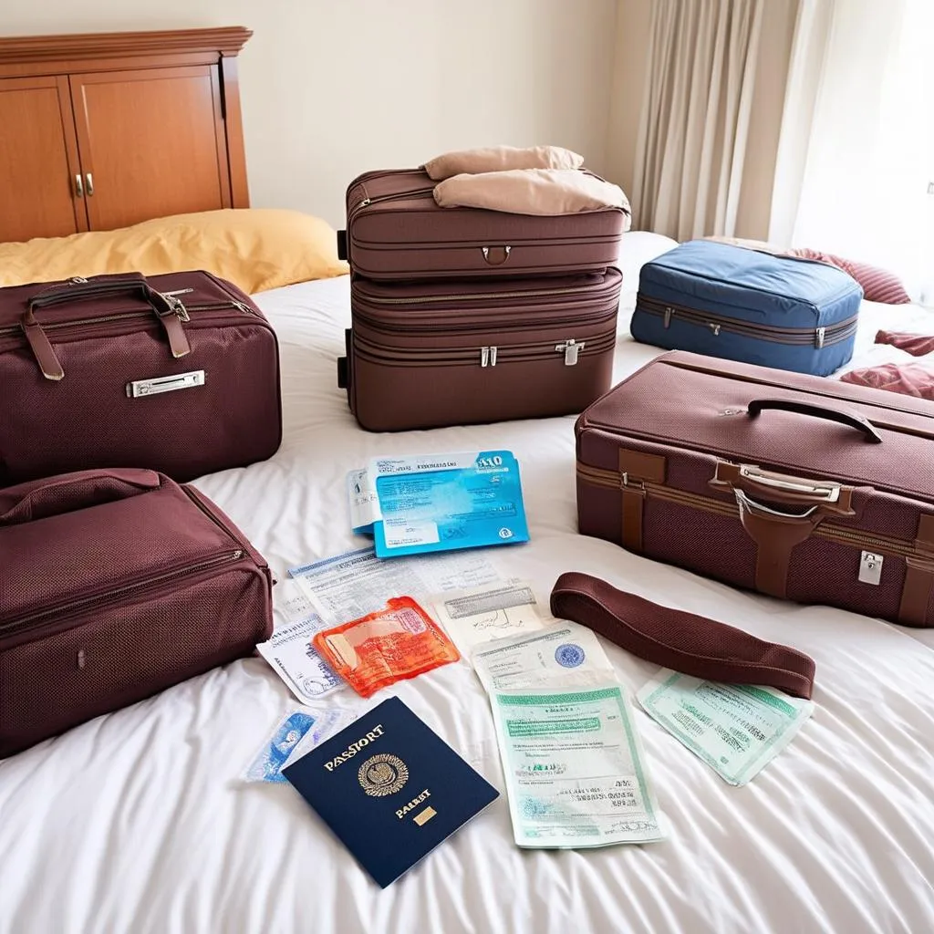 Family Packing for a Trip