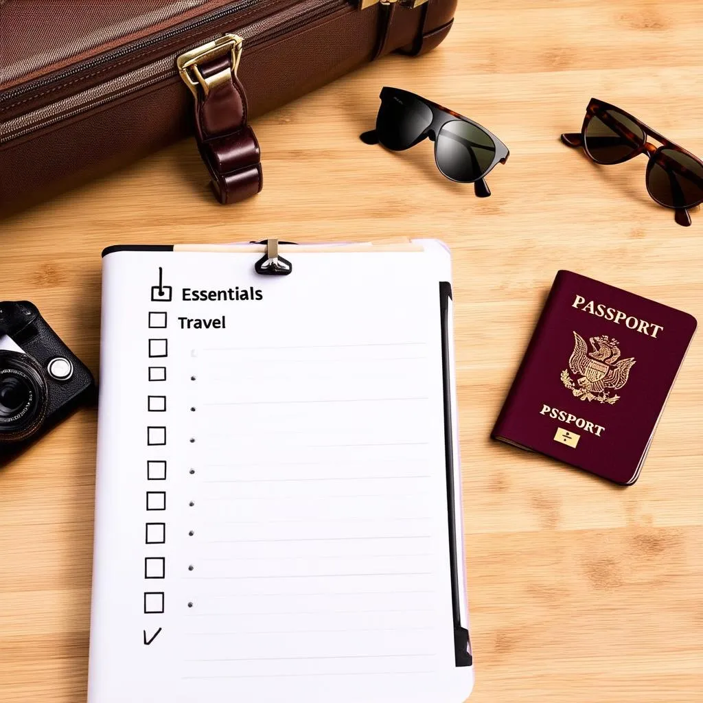 Travel Essentials Checklist