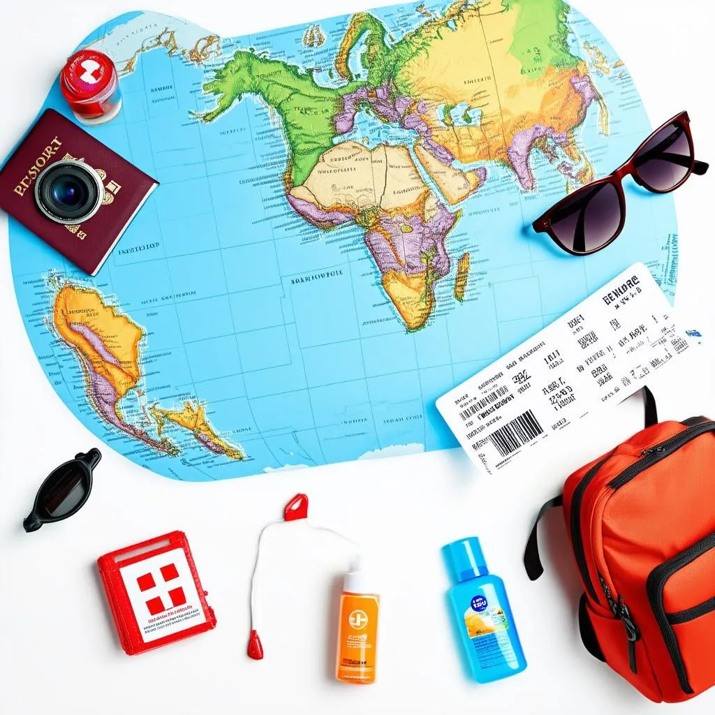 Travel Essentials on Map