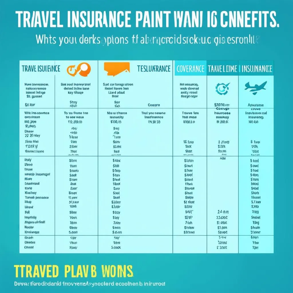 Travel Insurance Comparison Chart