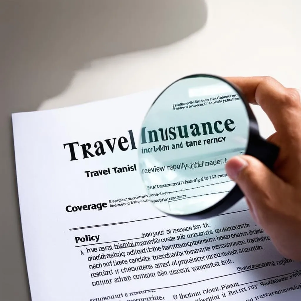 Reading Travel Insurance Policy