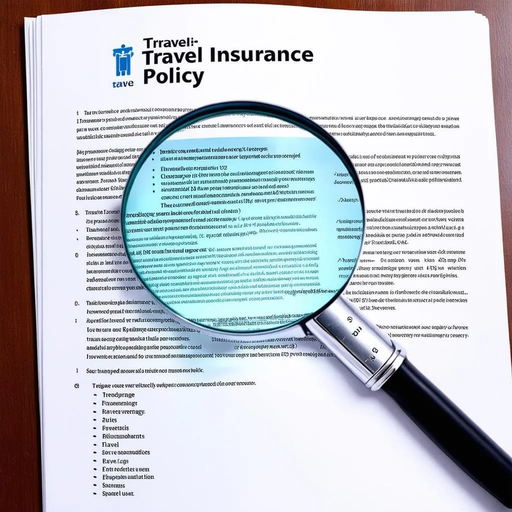 Travel Insurance Policy