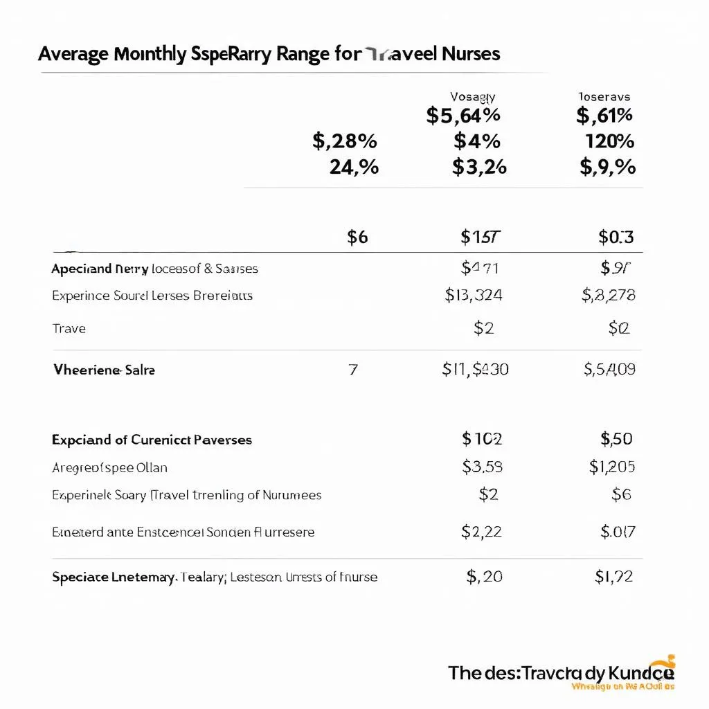 Travel Nurse Salary Chart