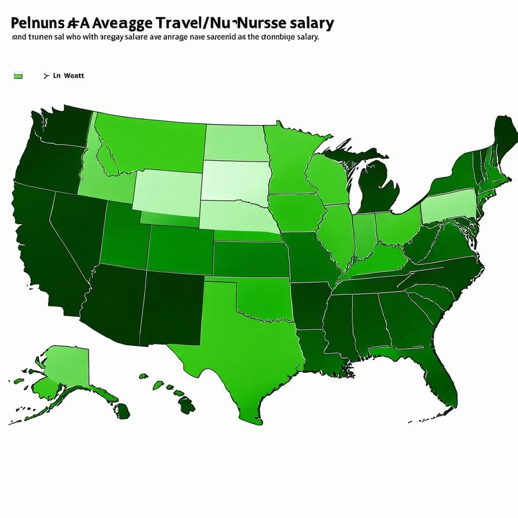 Travel Nurse Salary Map