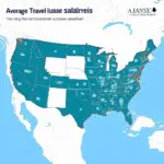 Travel Nurse Salary Map