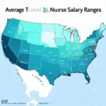 Travel Nurse Salary Map by State