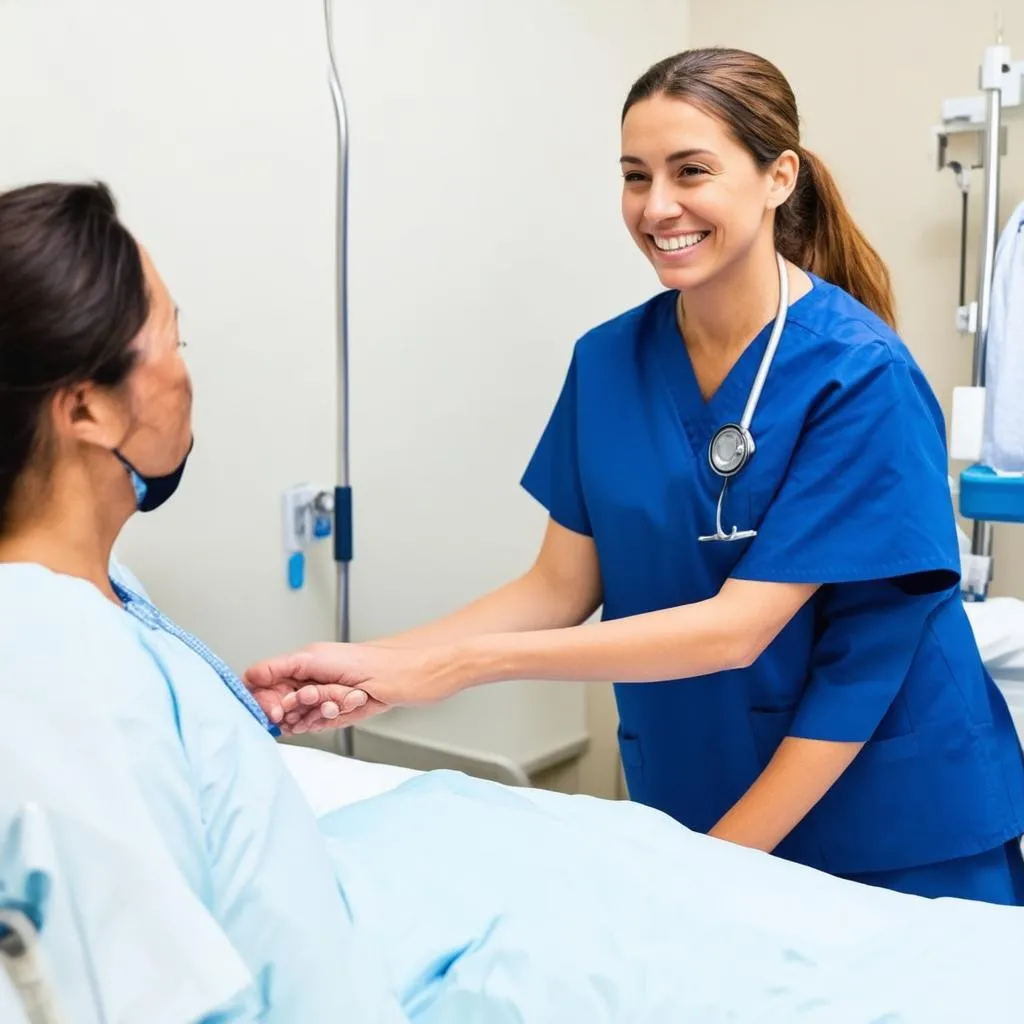 Travel Nurse Working in Hospital