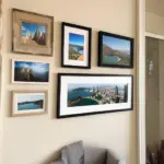 Travel Photos on a Gallery Wall