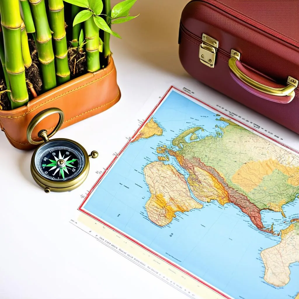 Travel planning with Feng Shui elements