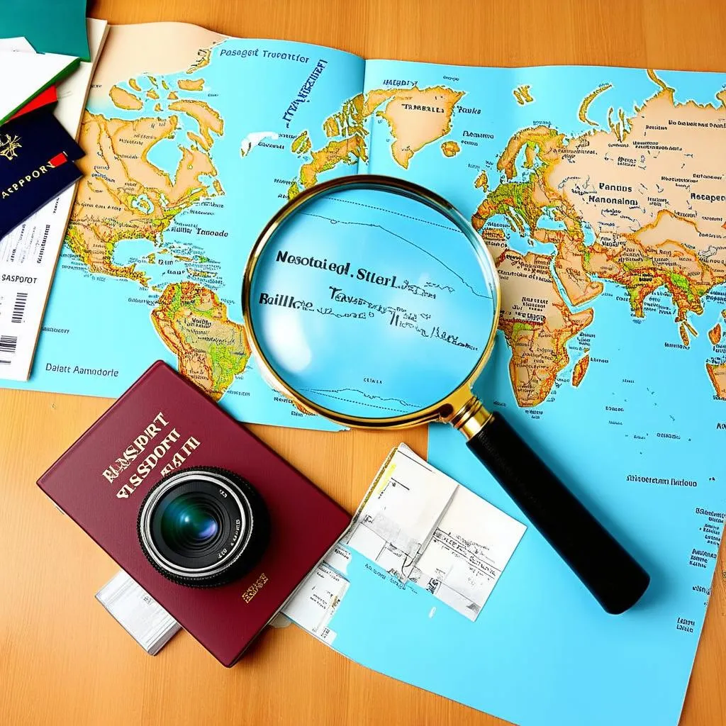 Travel Planning with Map