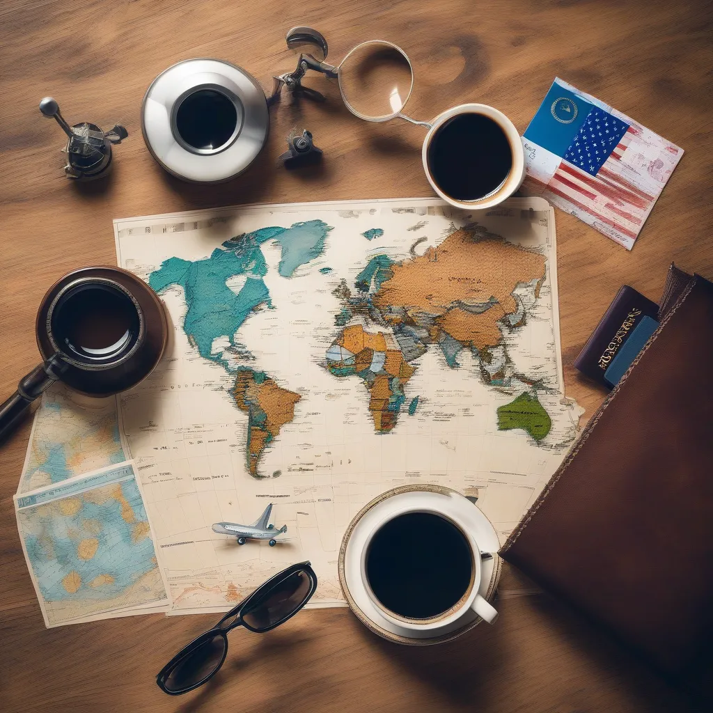 Travel Planning with Passport and Map