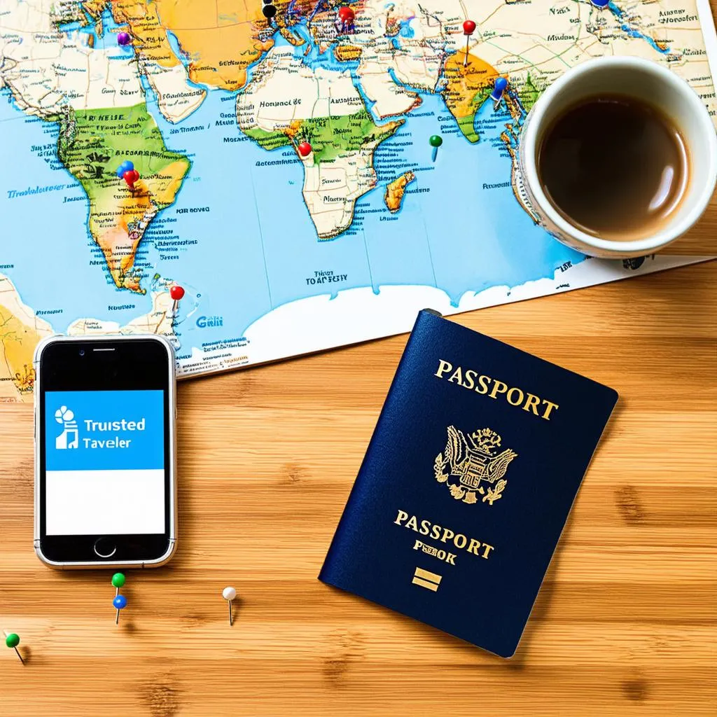 Travel Planning with Map and Trusted Traveler Program