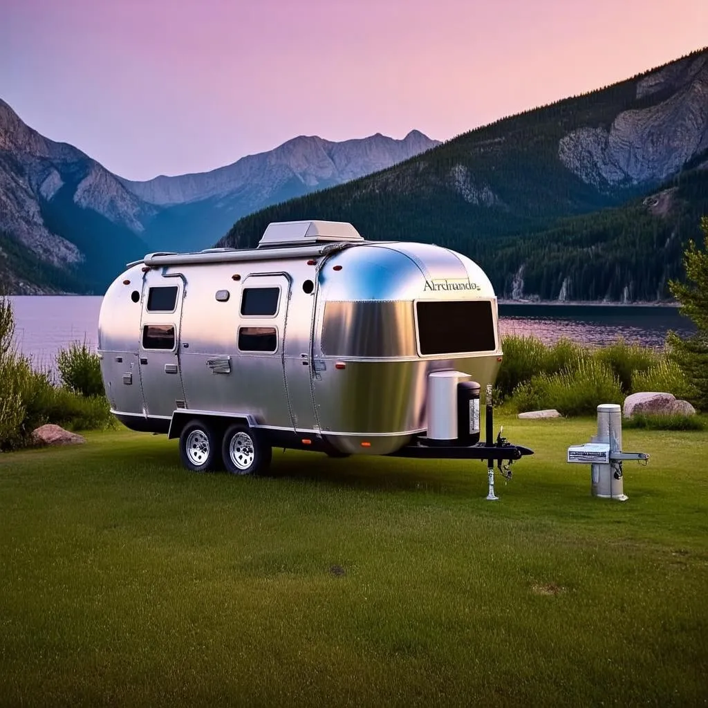 Travel Trailer at a Campground