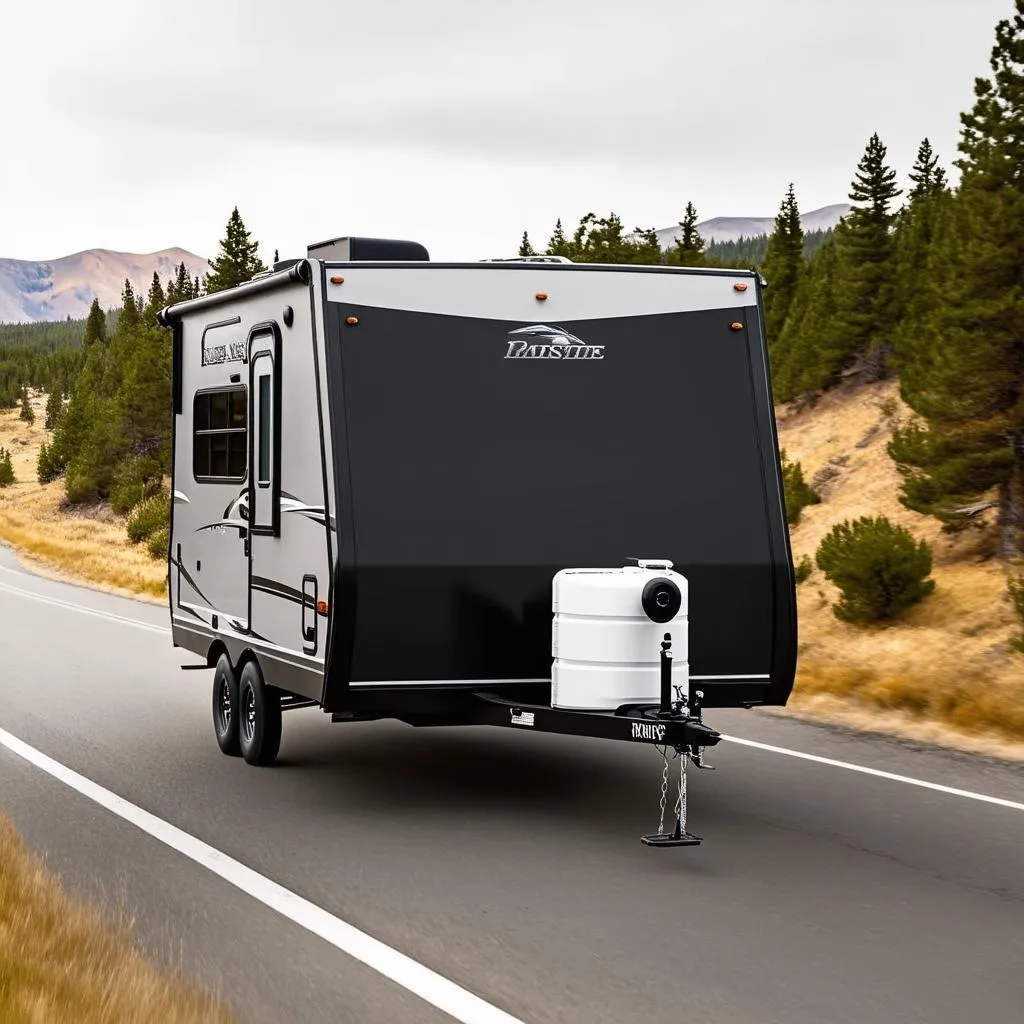 Travel Trailer on the Road