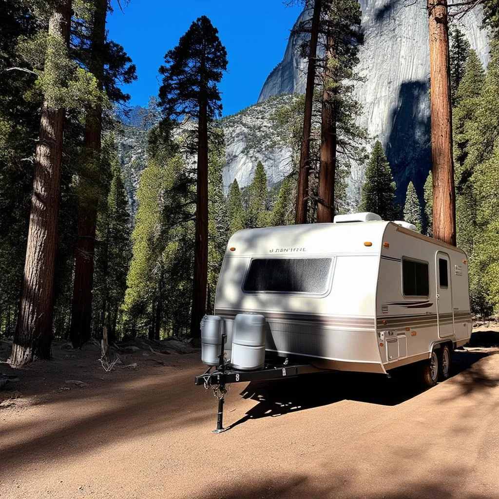 Travel Trailer in Yosemite