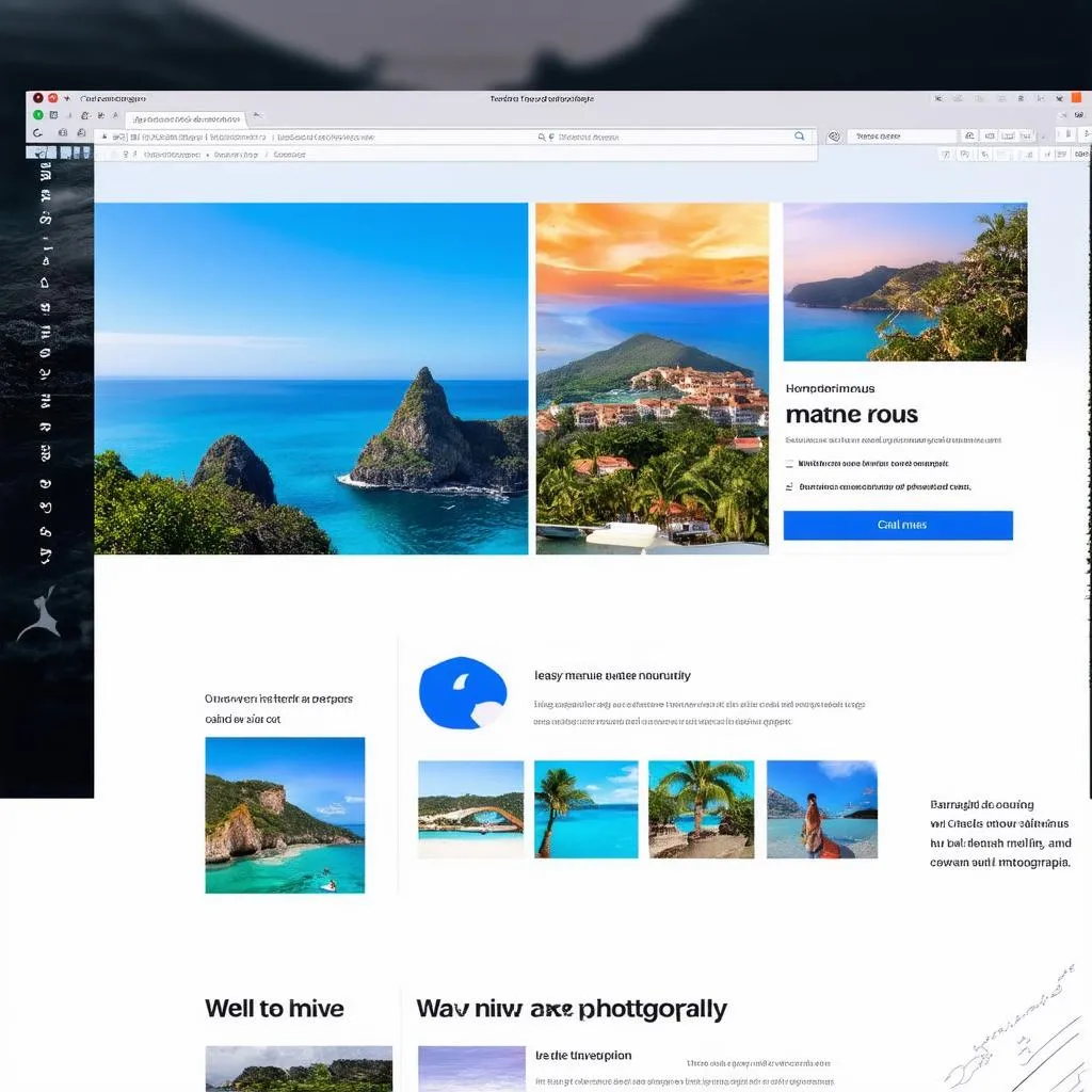 Travel Website Design