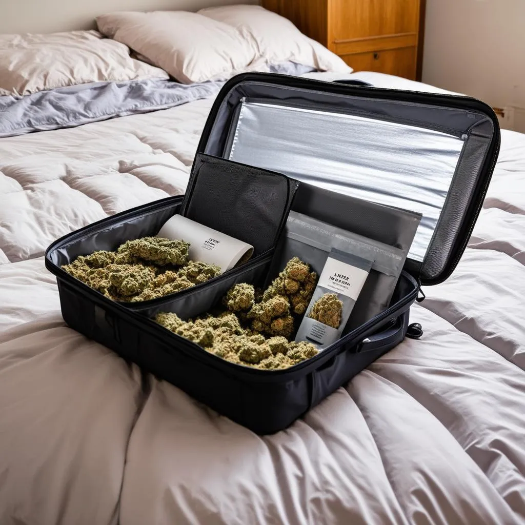 Cannabis in Luggage