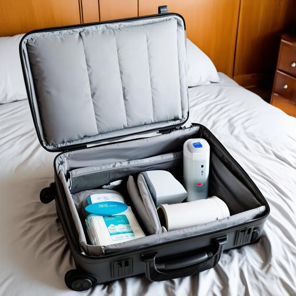 Packing for a trip with oxygen