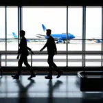 Travelator in Airport