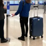 Traveler at the Airport