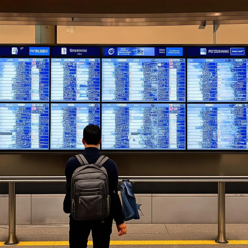 Traveler at Airport