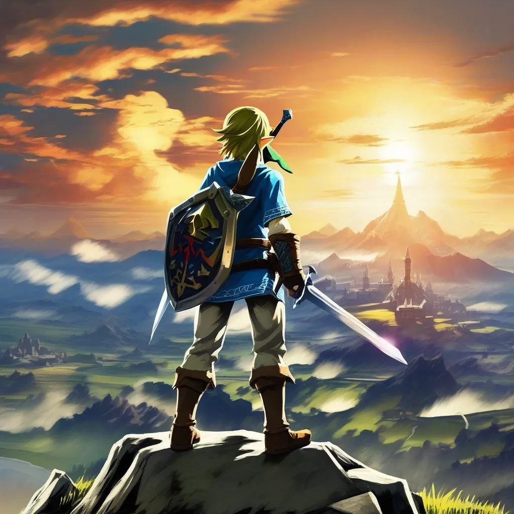 Traveler Exploring Hyrule