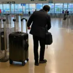 Traveler Looking For Lost Luggage