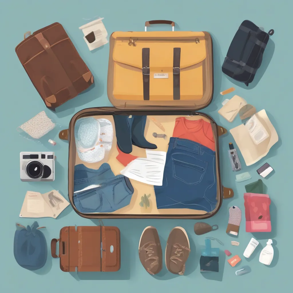 Traveler Packing Luggage