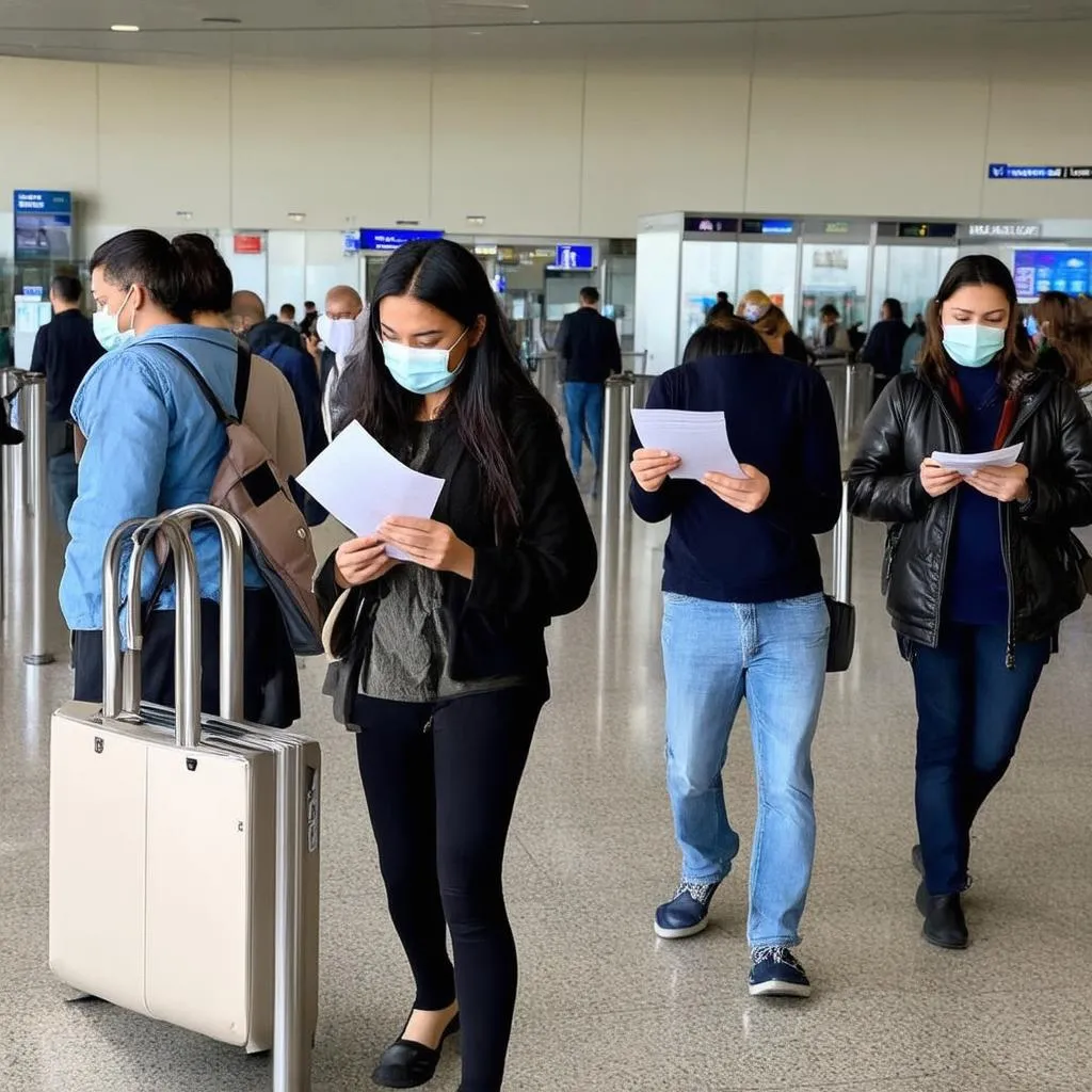 Travelers at Airport