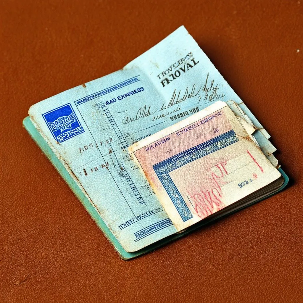 Travelers Checks and Passport