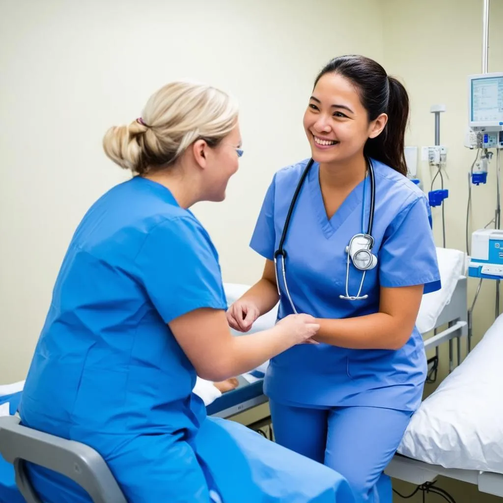 Traveling Nurse in Hospital