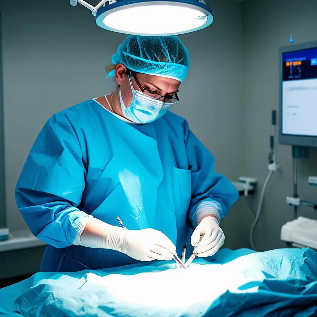 Traveling Surgical Tech in the Operating Room