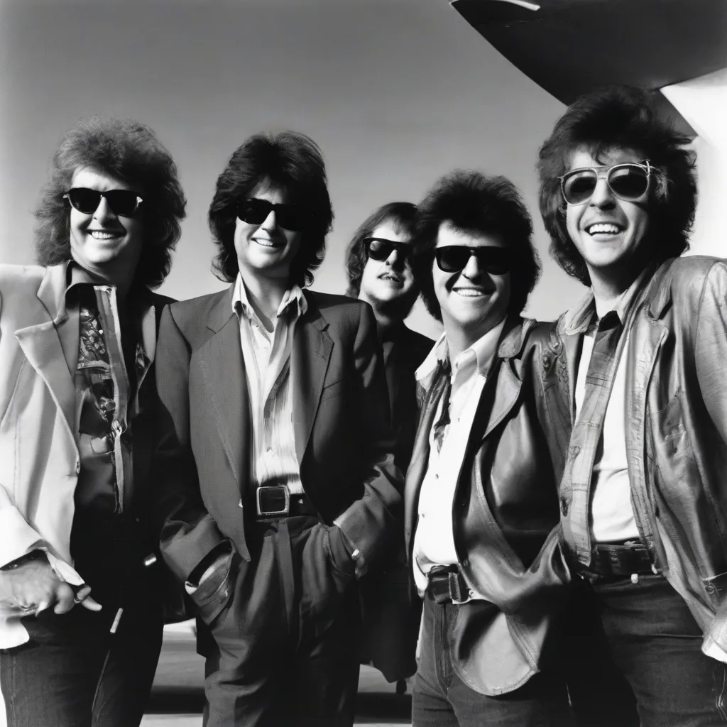 Traveling Wilburys Group Photo