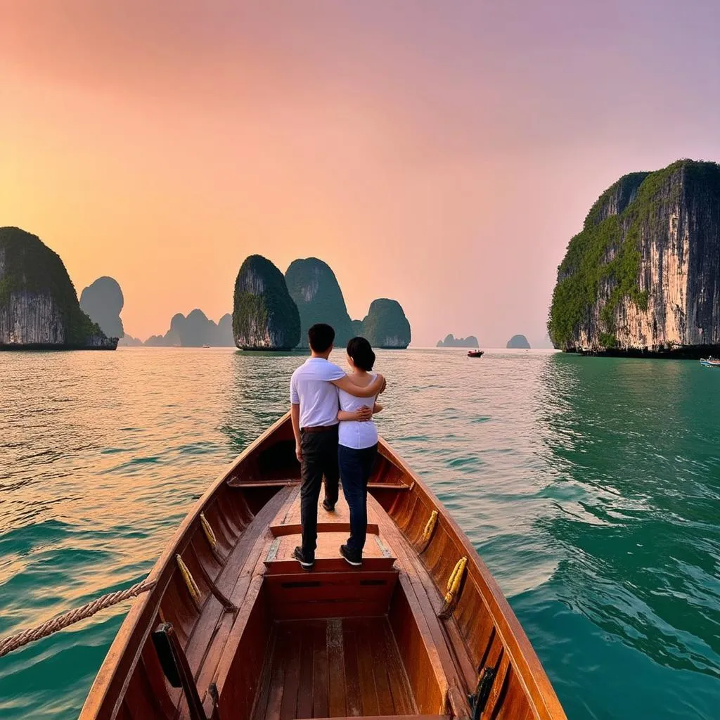 Travelling Couple in Vietnam