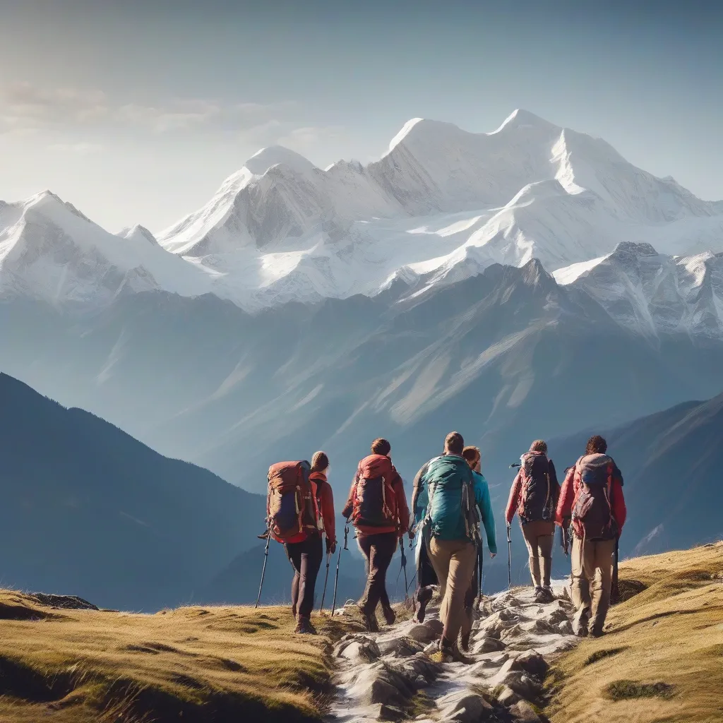 Adventurers on the Himalayan Trail