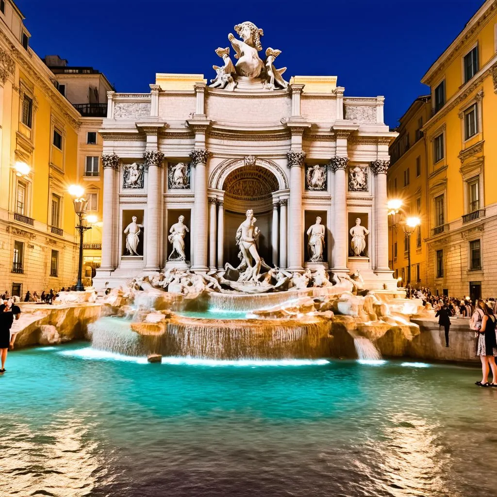 The Trevi Fountain