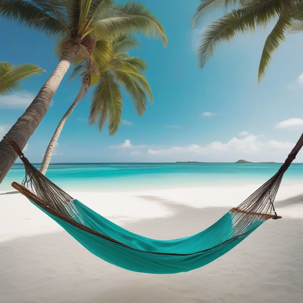 Relaxing on a Tropical Beach