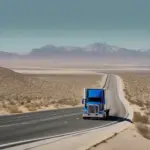 Truck on Open Road