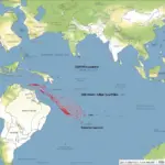 Map of the Indian Ocean Tsunami's reach