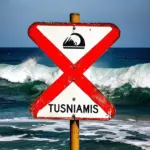 Tsunami Warning Sign