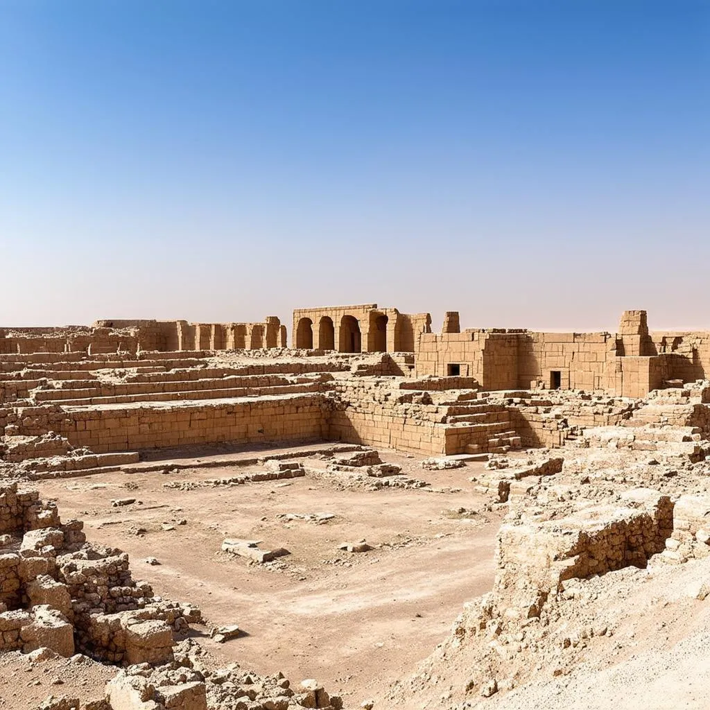 Ancient City Ruins in Turkmenistan