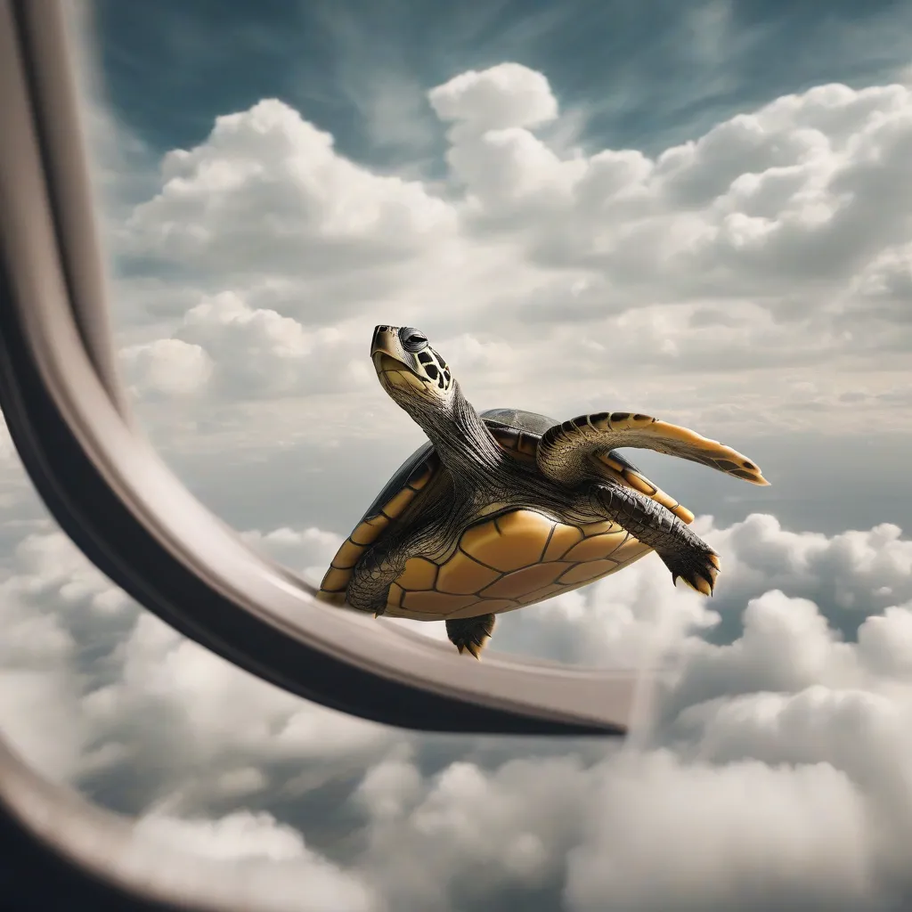 Turtle on a plane