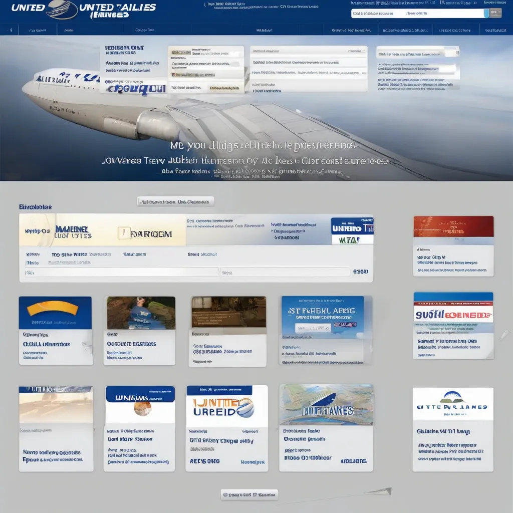 United Airlines Travel Credit Website