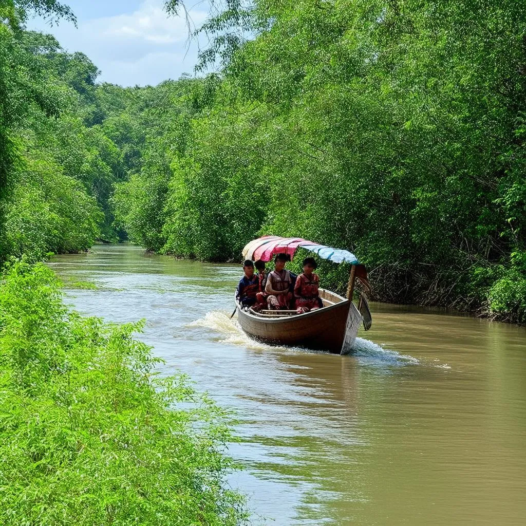 Upstream Boat Journey