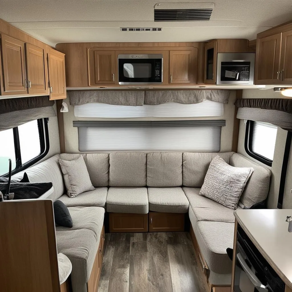 Used Travel Trailer Interior