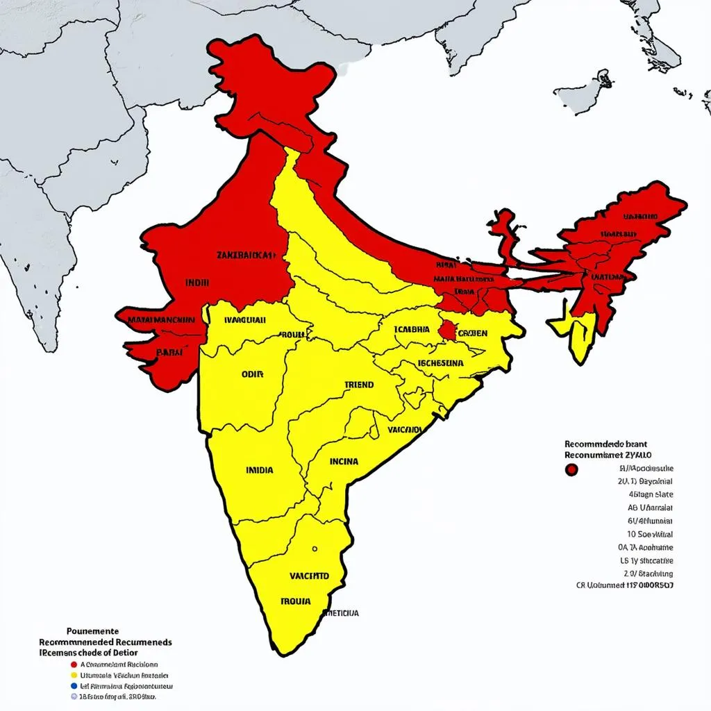 Vaccination Map of India