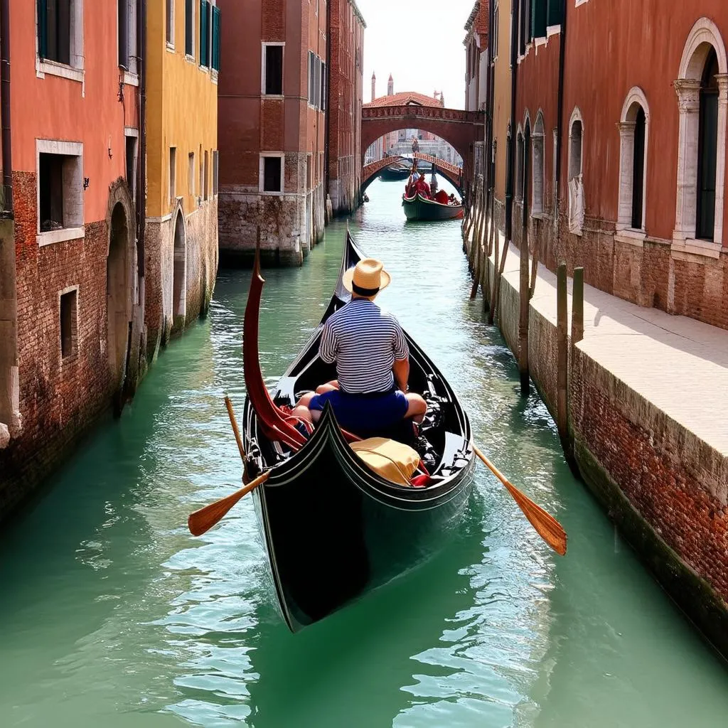  Gondola Ride through Canals of Venice 